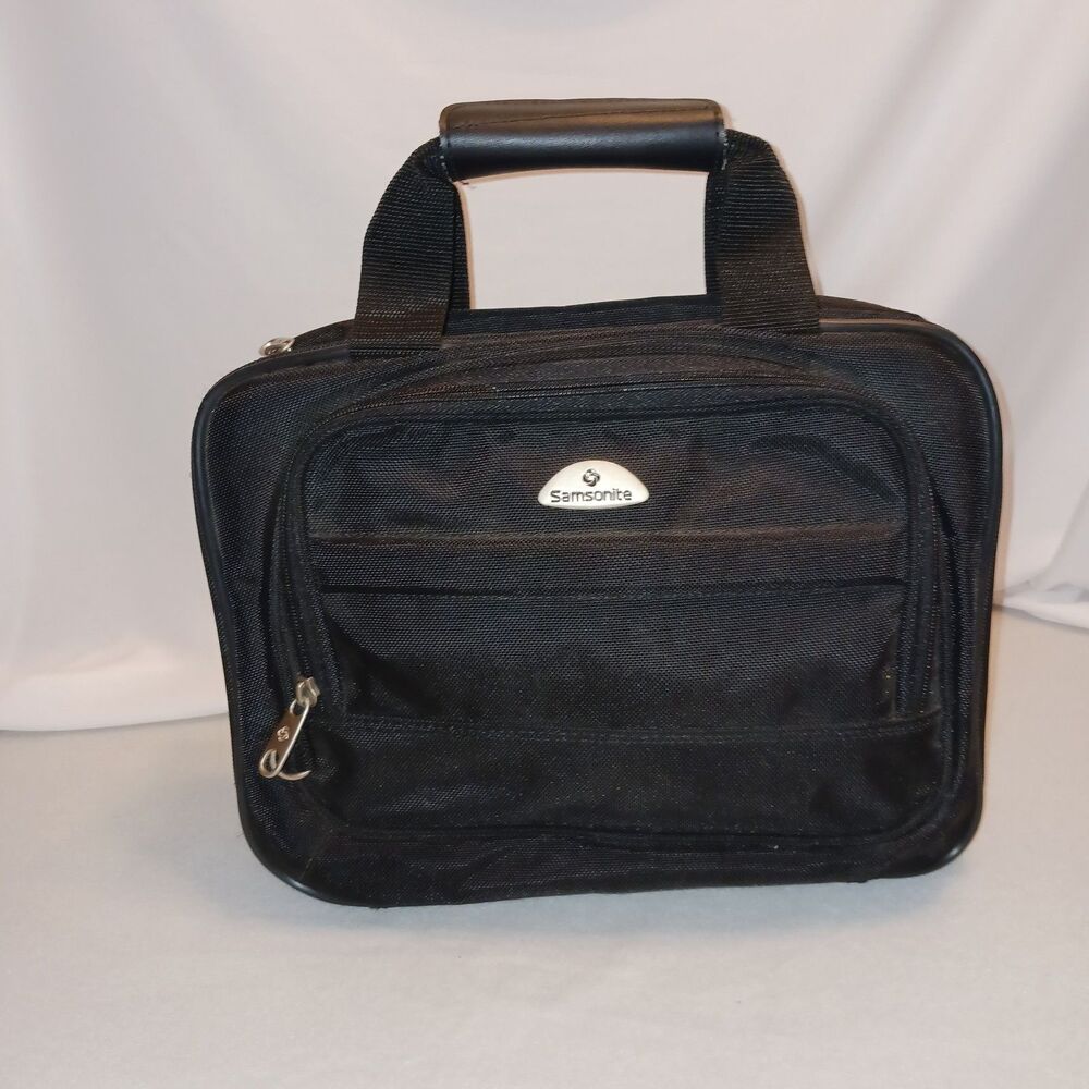Samsonite Toiletries Bag Black Hanging Organizer Kit